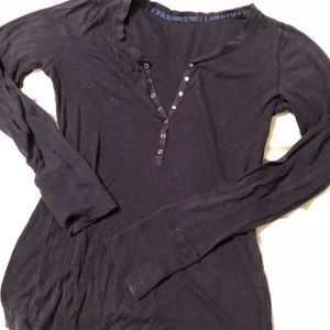 Long sleeve navy shirt